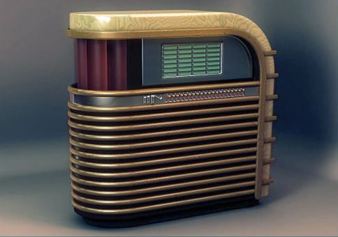 Jukebox Gabel Kuro Streamline par Brooks Stevens