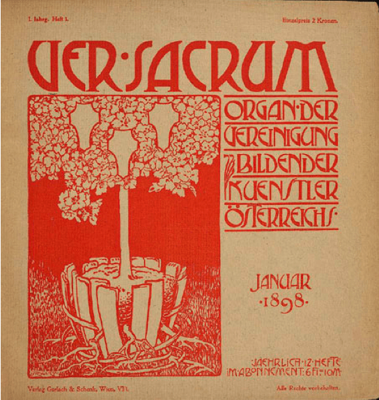 revue ver sacrum illustration koloman moser