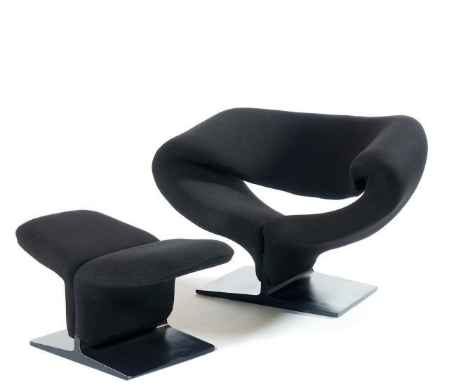 la ribbon chair, fauteuil pop art par pierre paulin