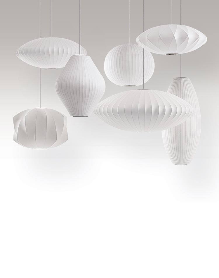 bubble lamps de George Nelson pour Herman Miller