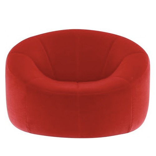 fauteuil pumpkin pierre paulin en version rouge