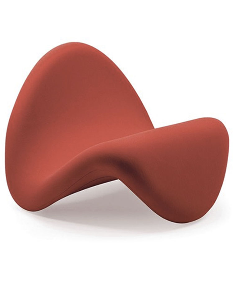 fauteuil tongue rouge de Pierre Paulin