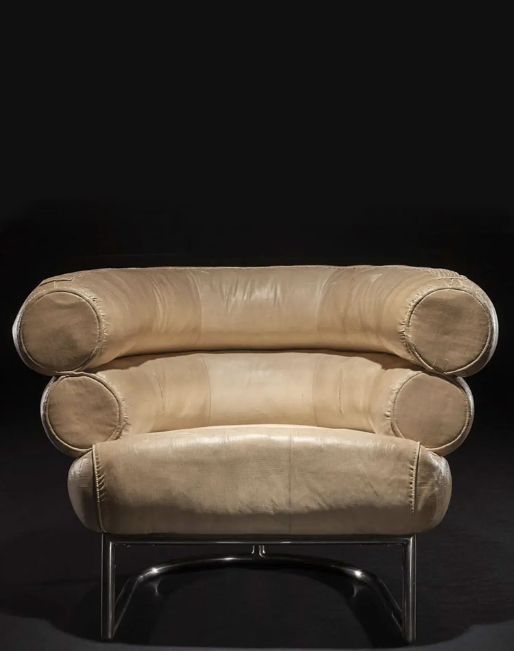 fauteuil bibendum vintage d'Eileen Gray