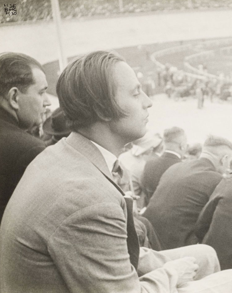 Photo de Mart Stam prise par Ilse Bing en Allemagne