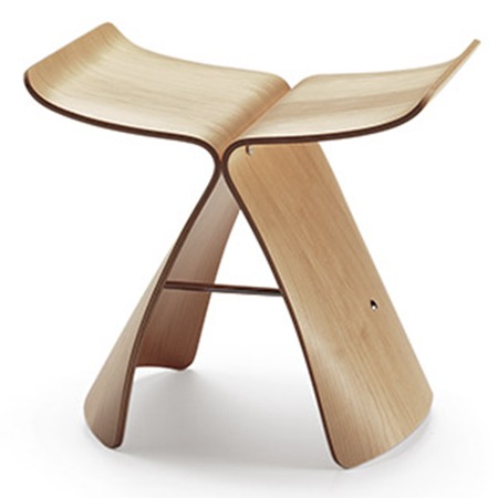 tabouret butterfly stool de Sori Yanagi