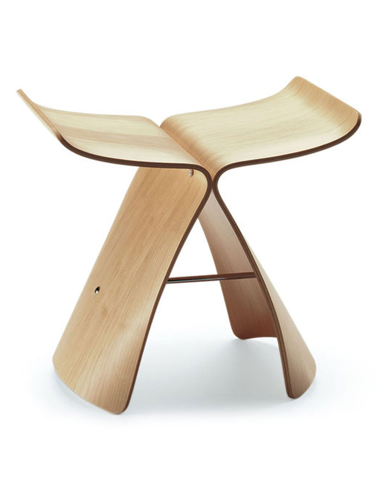 tabouret Butterfly de Sori Yanagi